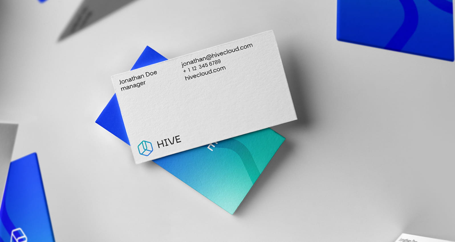 HIVE mockup: business card